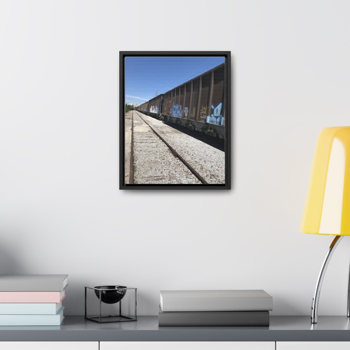 Train of Life Canvas Wraps, Vertical Frame