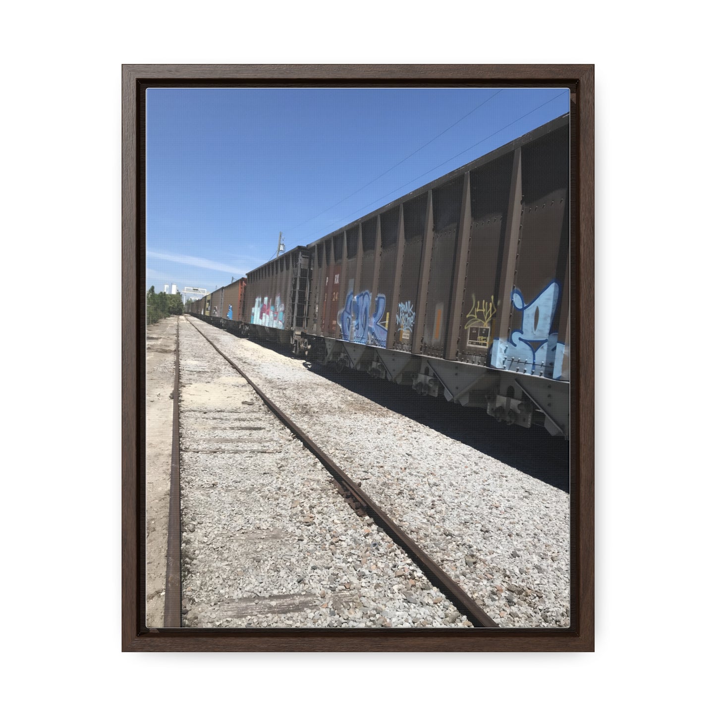 Train of Life Canvas Wraps, Vertical Frame