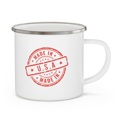 Made in USA - Enamel Camping Mug