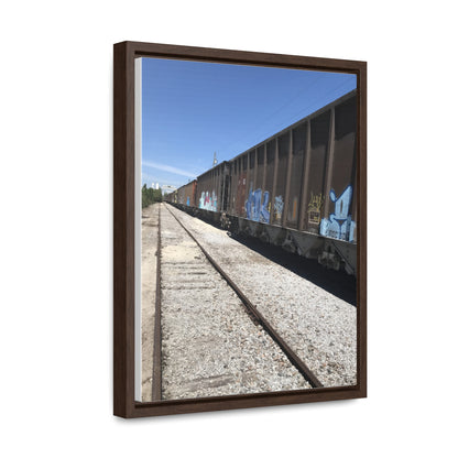 Train of Life Canvas Wraps, Vertical Frame