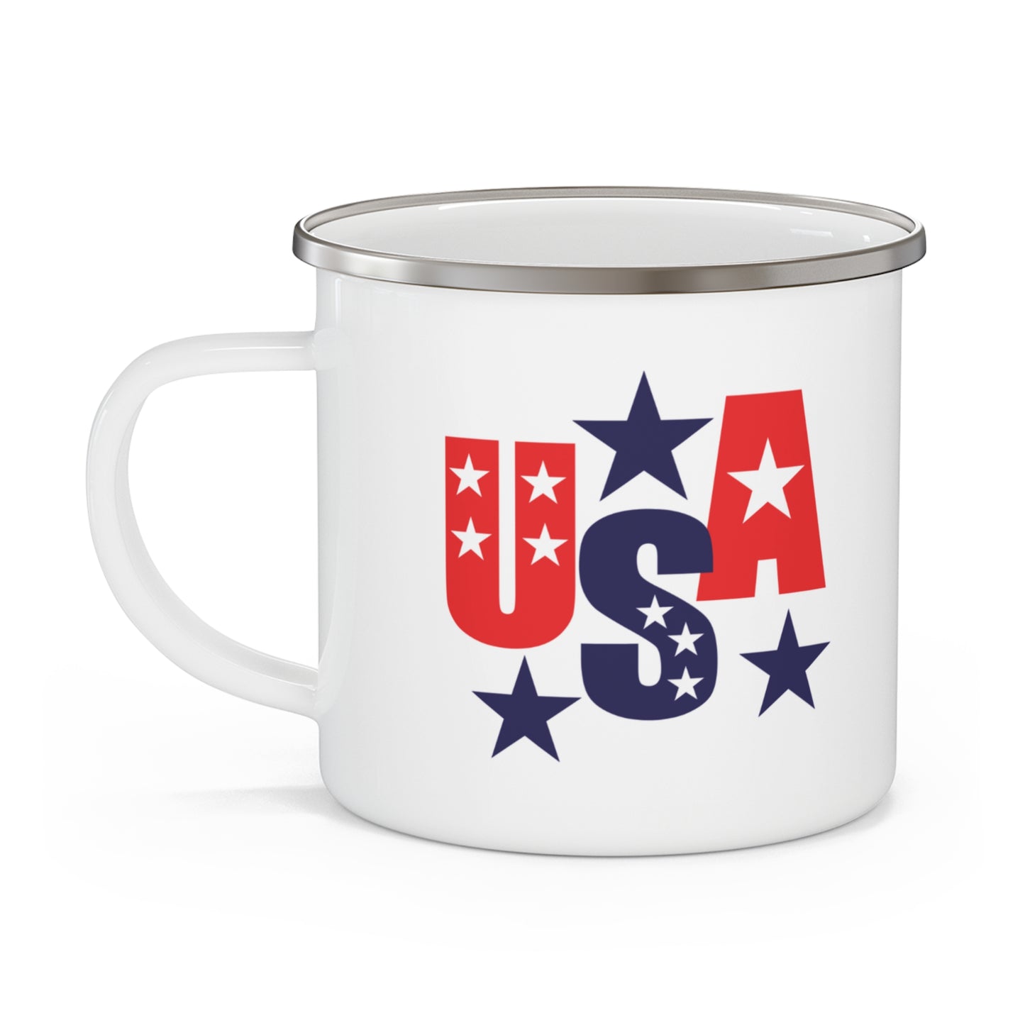 USA - Enamel Camping Mug