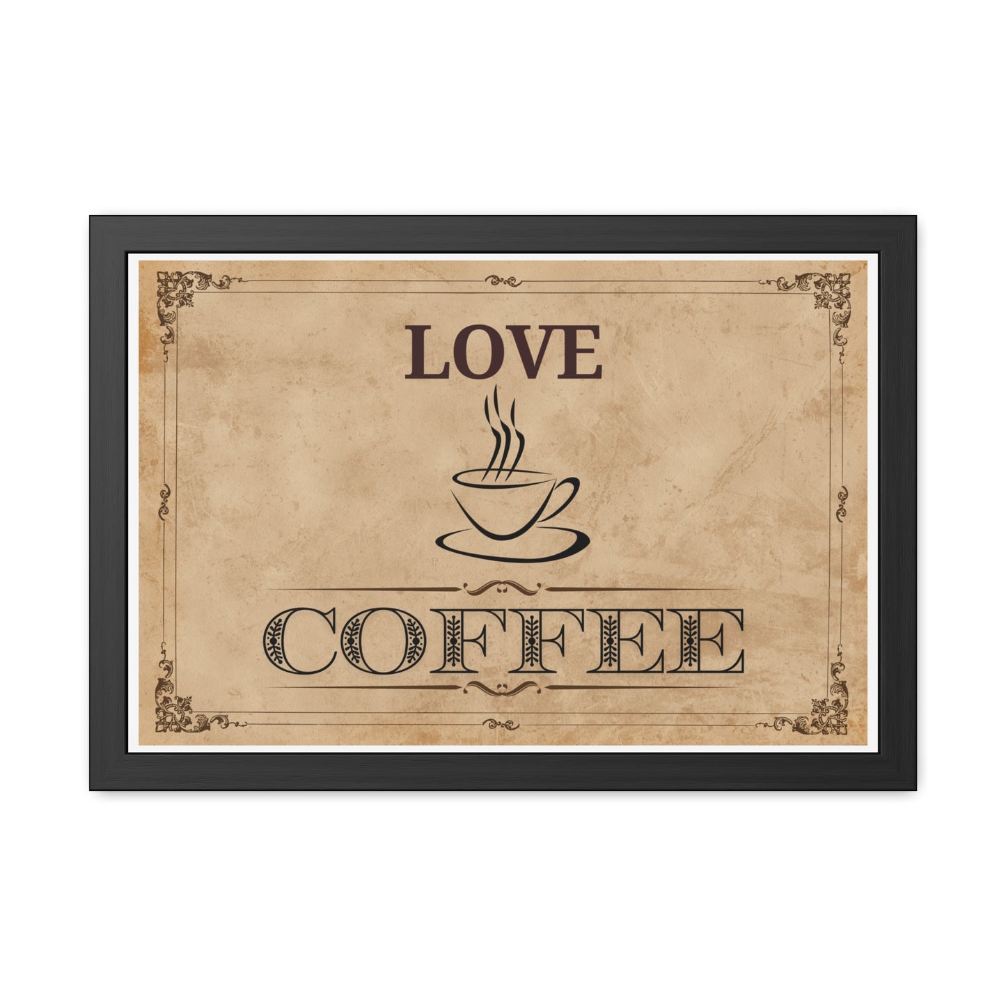 LOVE COFFEE POSTER