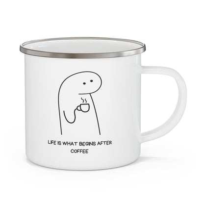 Coffee is Life - Enamel Mug