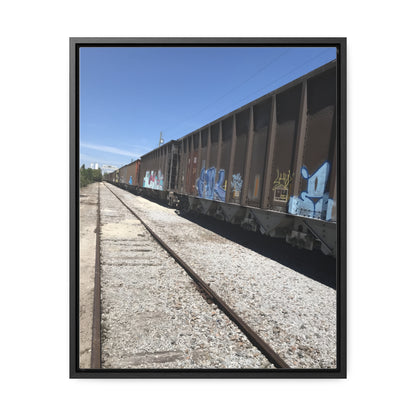 Train of Life Canvas Wraps, Vertical Frame