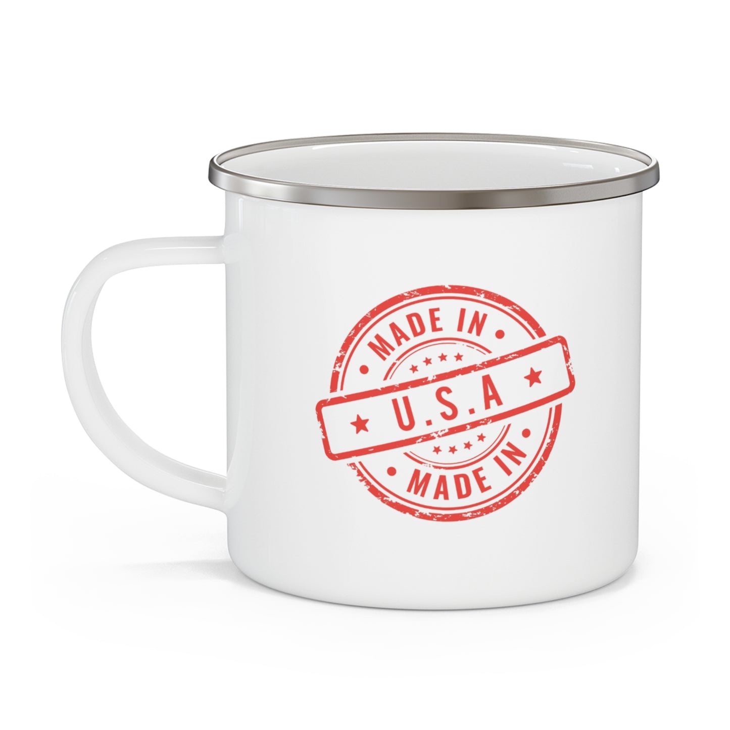 Made in USA - Enamel Camping Mug