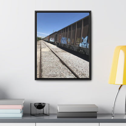 Train of Life Canvas Wraps, Vertical Frame