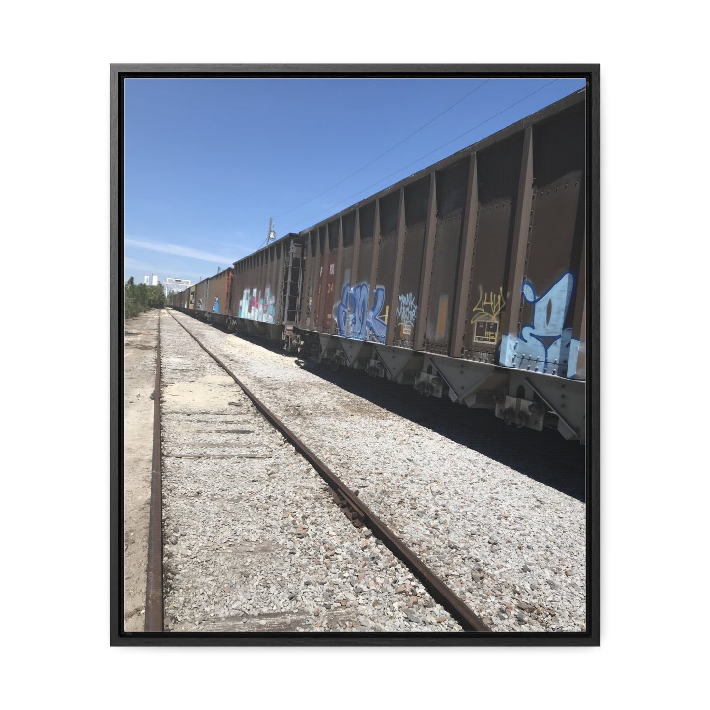 Train of Life Canvas Wraps, Vertical Frame