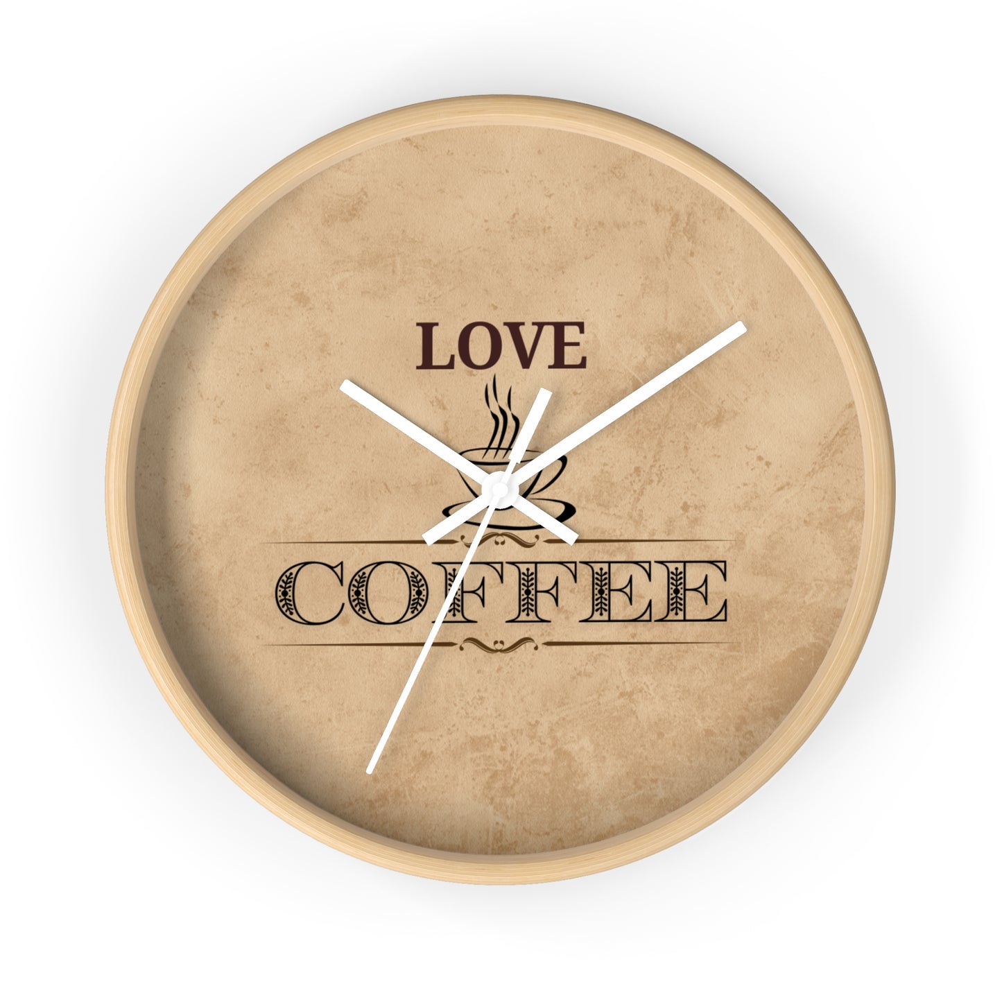 "Love Coffee" Kitchen Clock