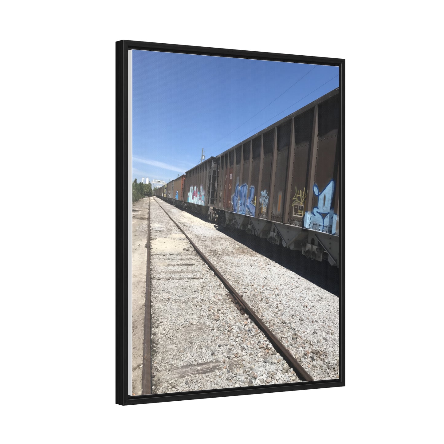 Train of Life Canvas Wraps, Vertical Frame