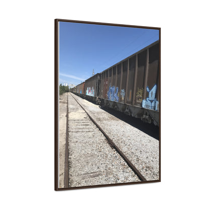 Train of Life Canvas Wraps, Vertical Frame