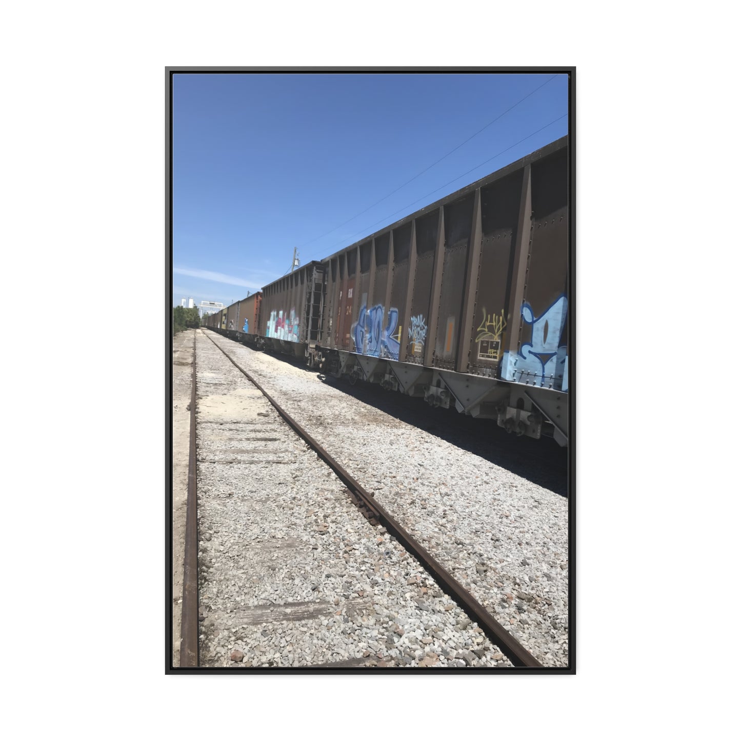 Train of Life Canvas Wraps, Vertical Frame