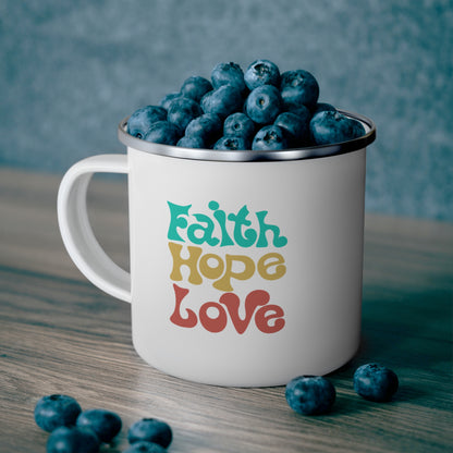 Faith - Enamel Mug