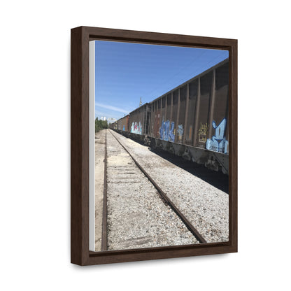 Train of Life Canvas Wraps, Vertical Frame