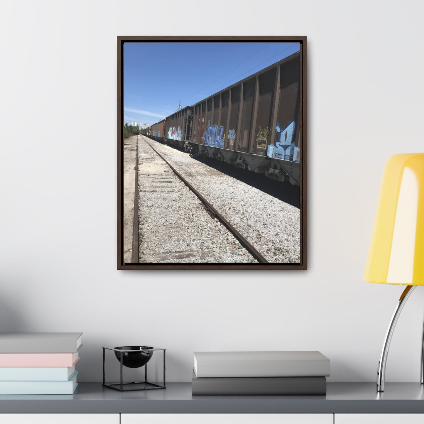 Train of Life Canvas Wraps, Vertical Frame