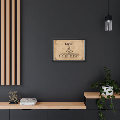 LOVE COFFEE POSTER