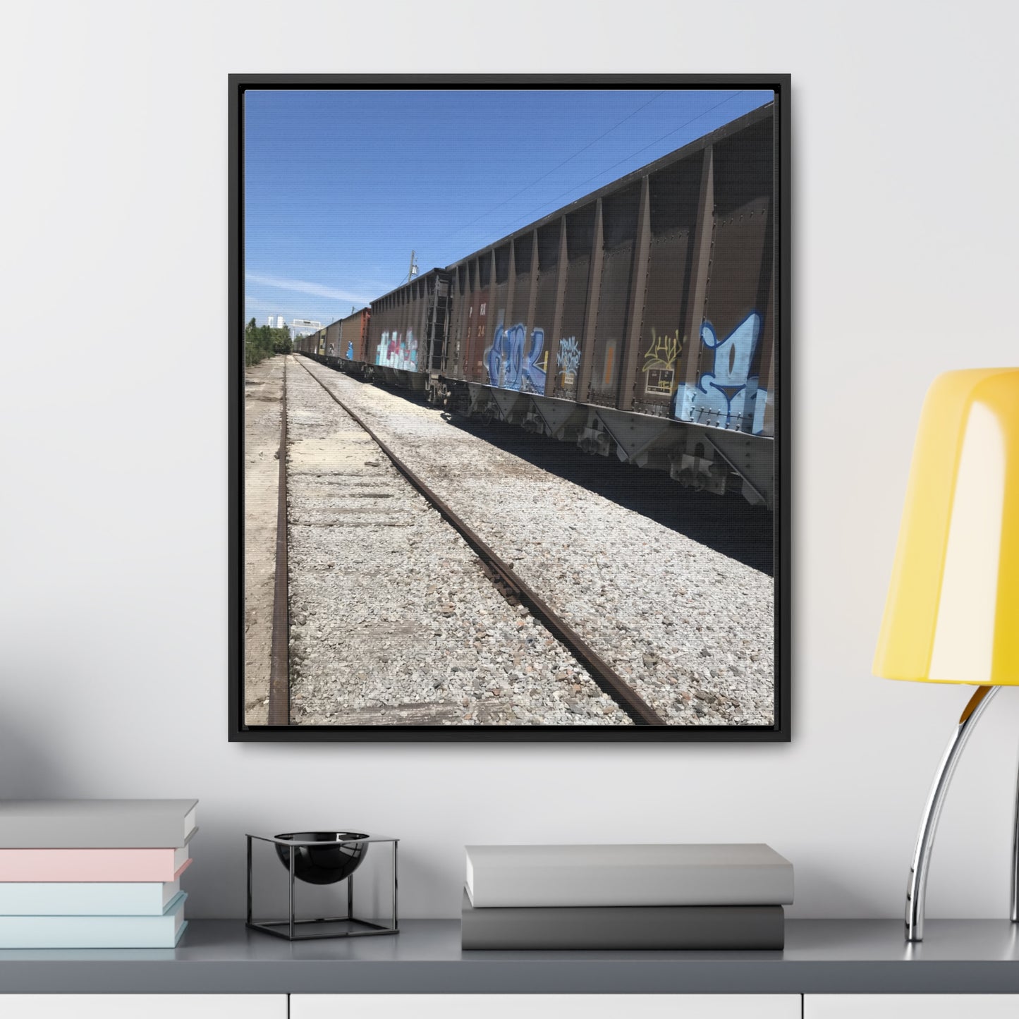 Train of Life Canvas Wraps, Vertical Frame