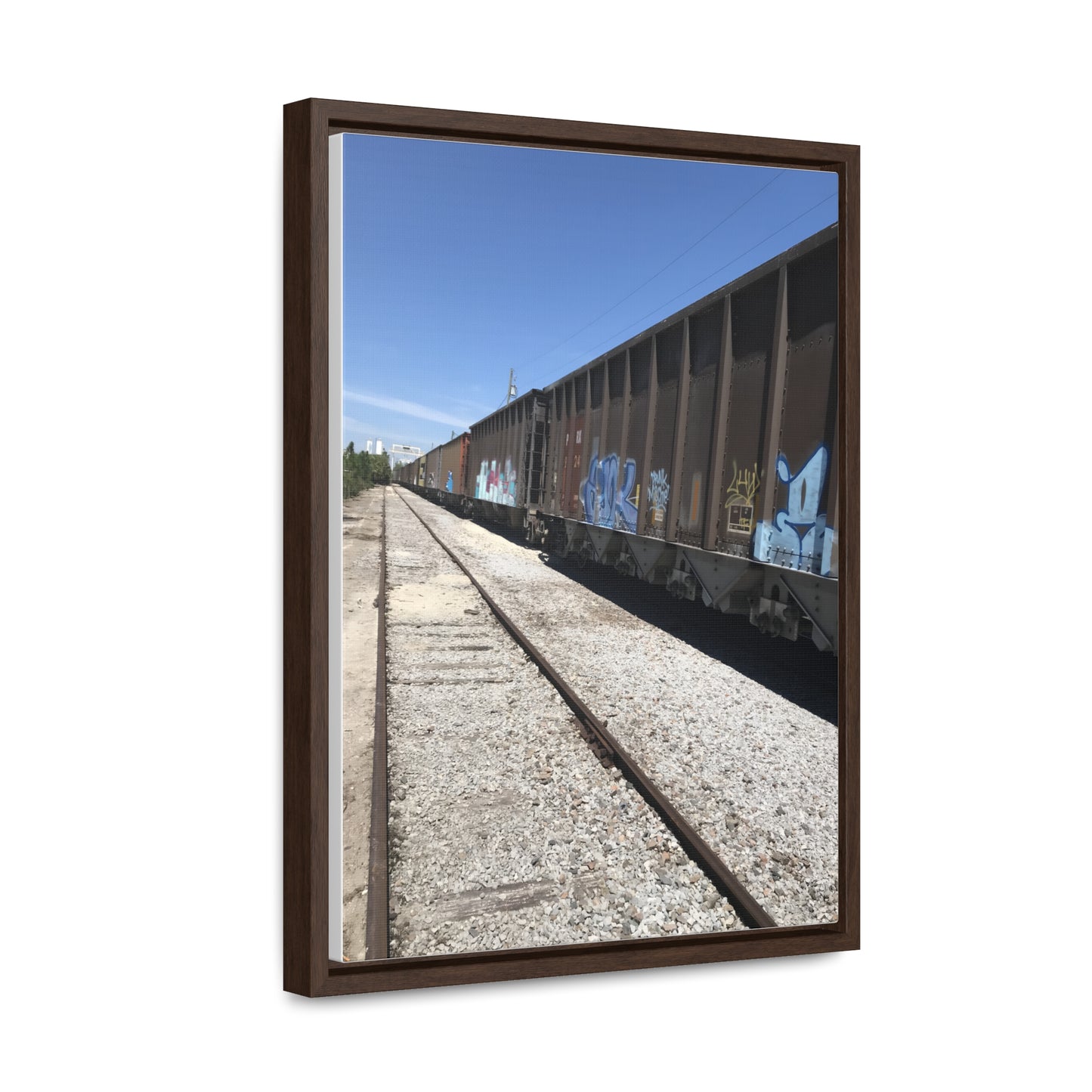 Train of Life Canvas Wraps, Vertical Frame