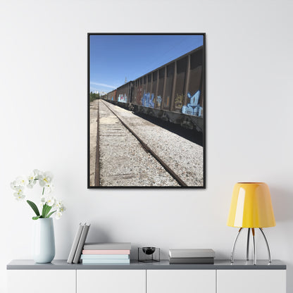 Train of Life Canvas Wraps, Vertical Frame