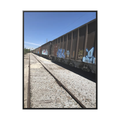 Train of Life Canvas Wraps, Vertical Frame