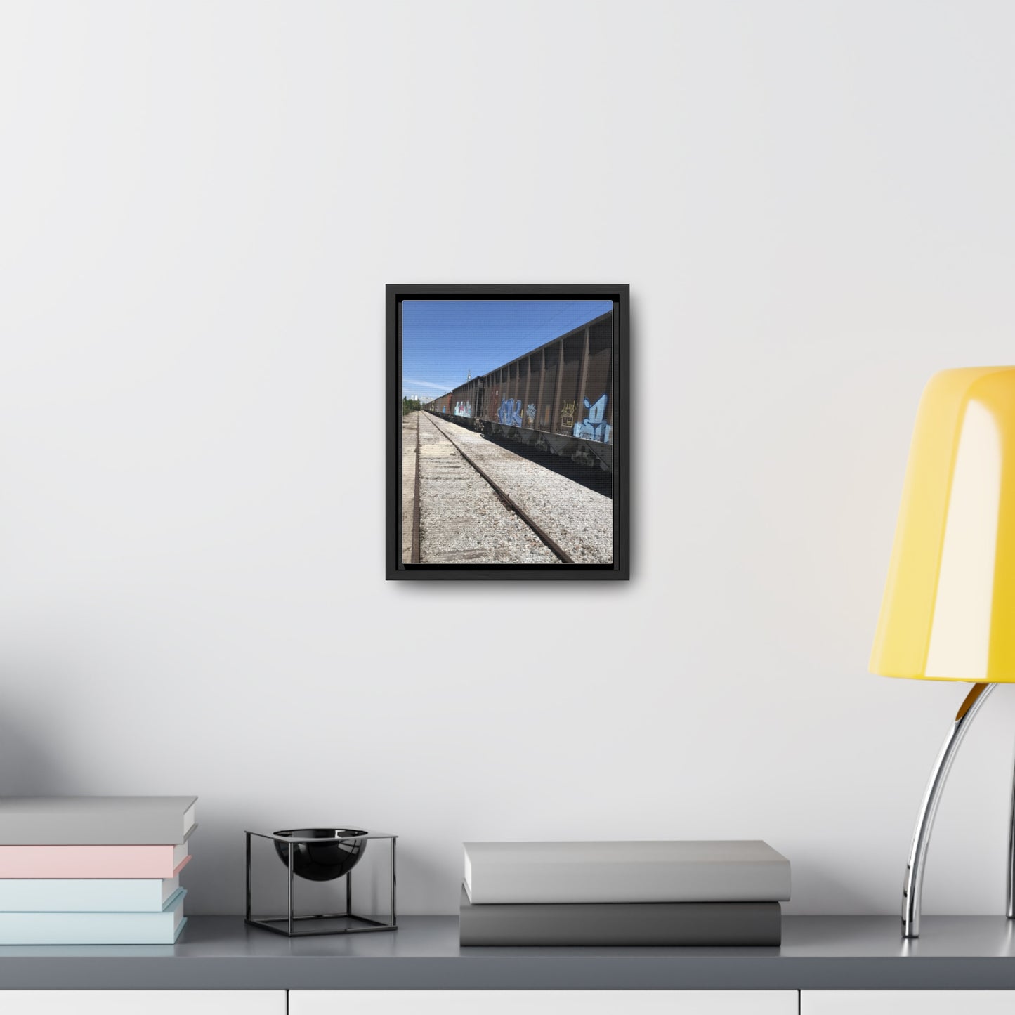 Train of Life Canvas Wraps, Vertical Frame