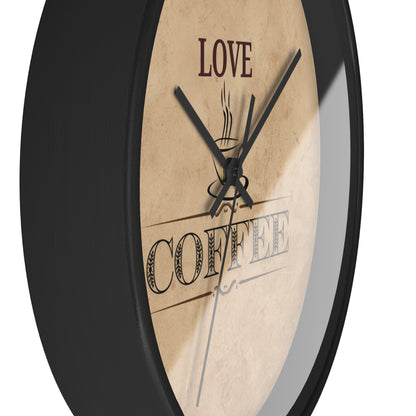 "Love Coffee" Kitchen Clock