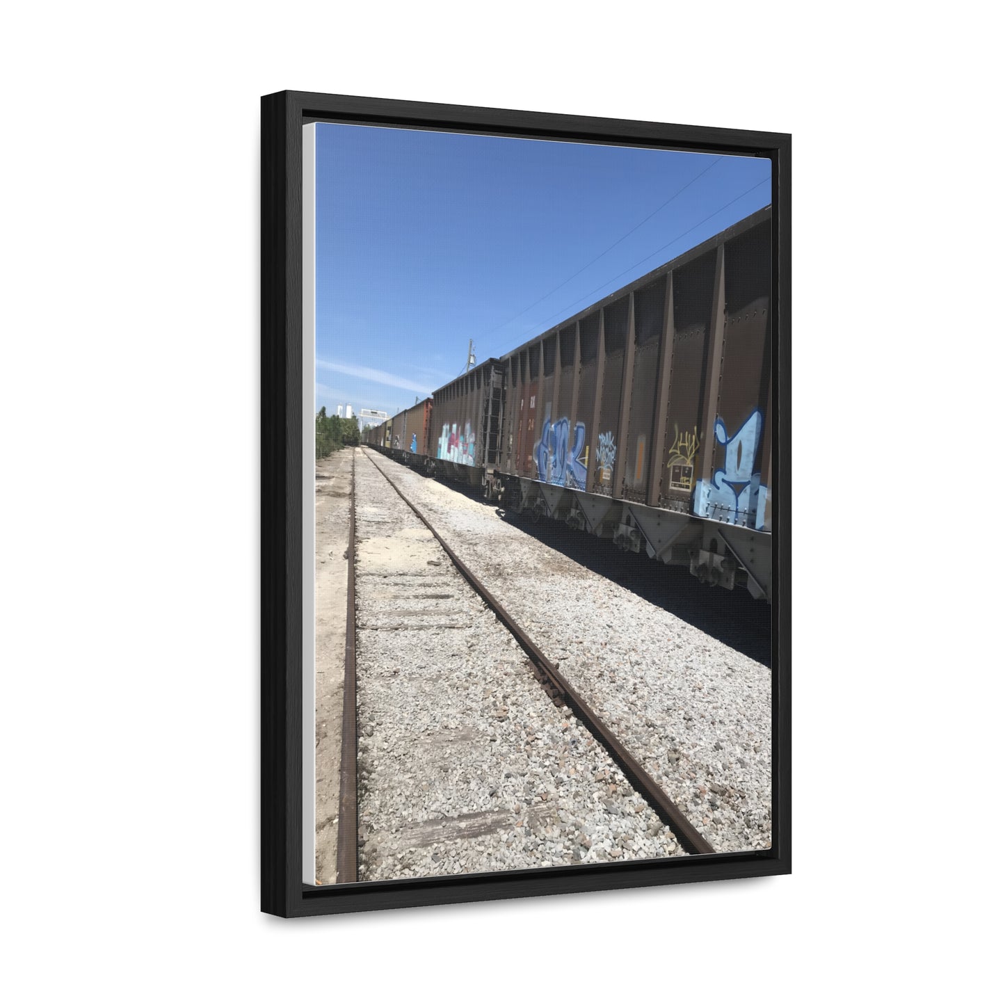 Train of Life Canvas Wraps, Vertical Frame