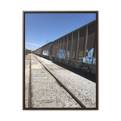 Train of Life Canvas Wraps, Vertical Frame