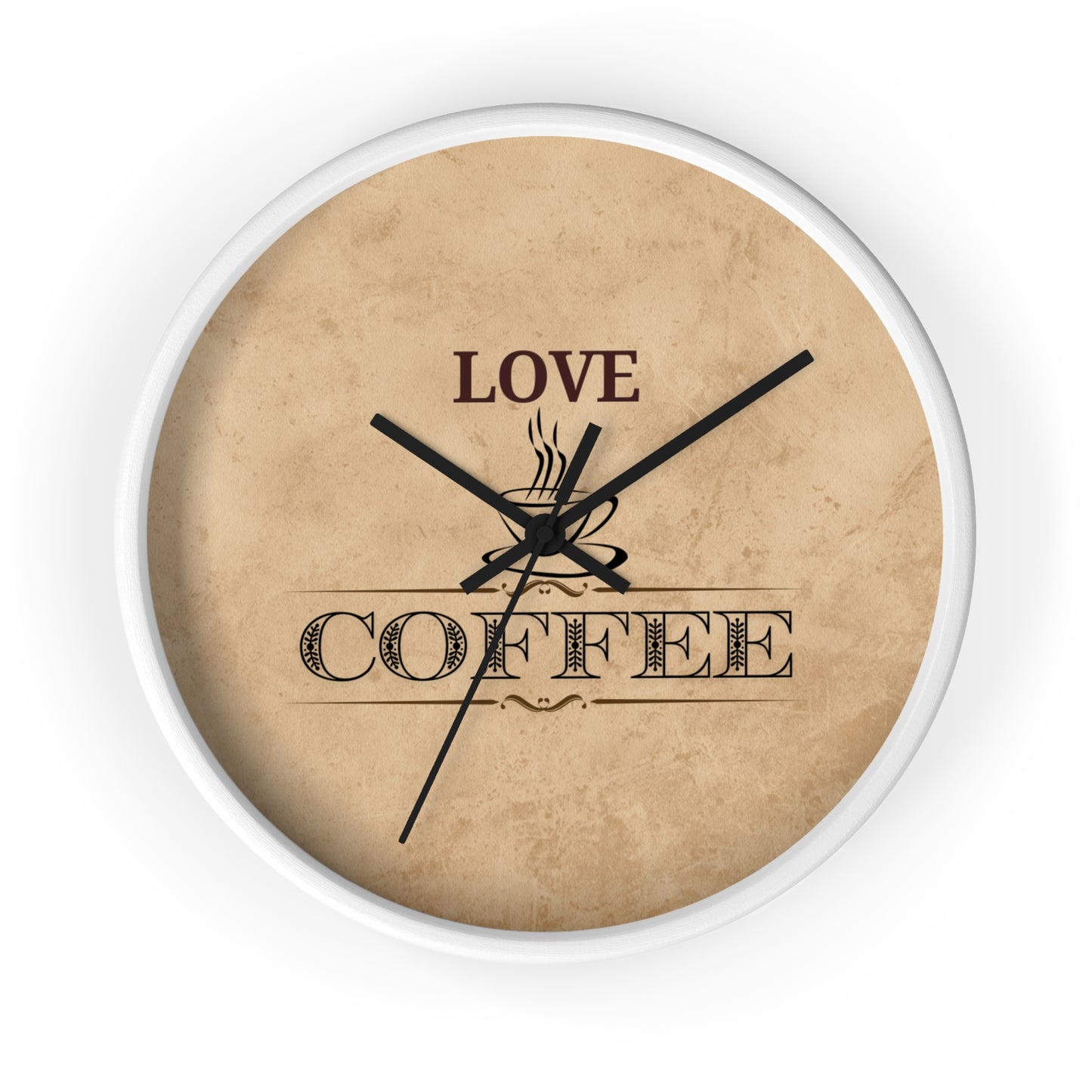 "Love Coffee" Kitchen Clock