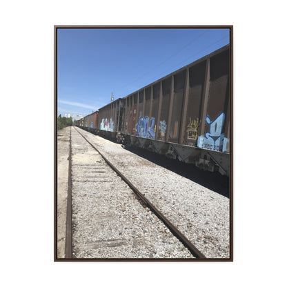 Train of Life Canvas Wraps, Vertical Frame