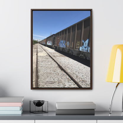 Train of Life Canvas Wraps, Vertical Frame