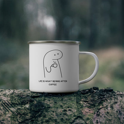 Coffee is Life - Enamel Mug