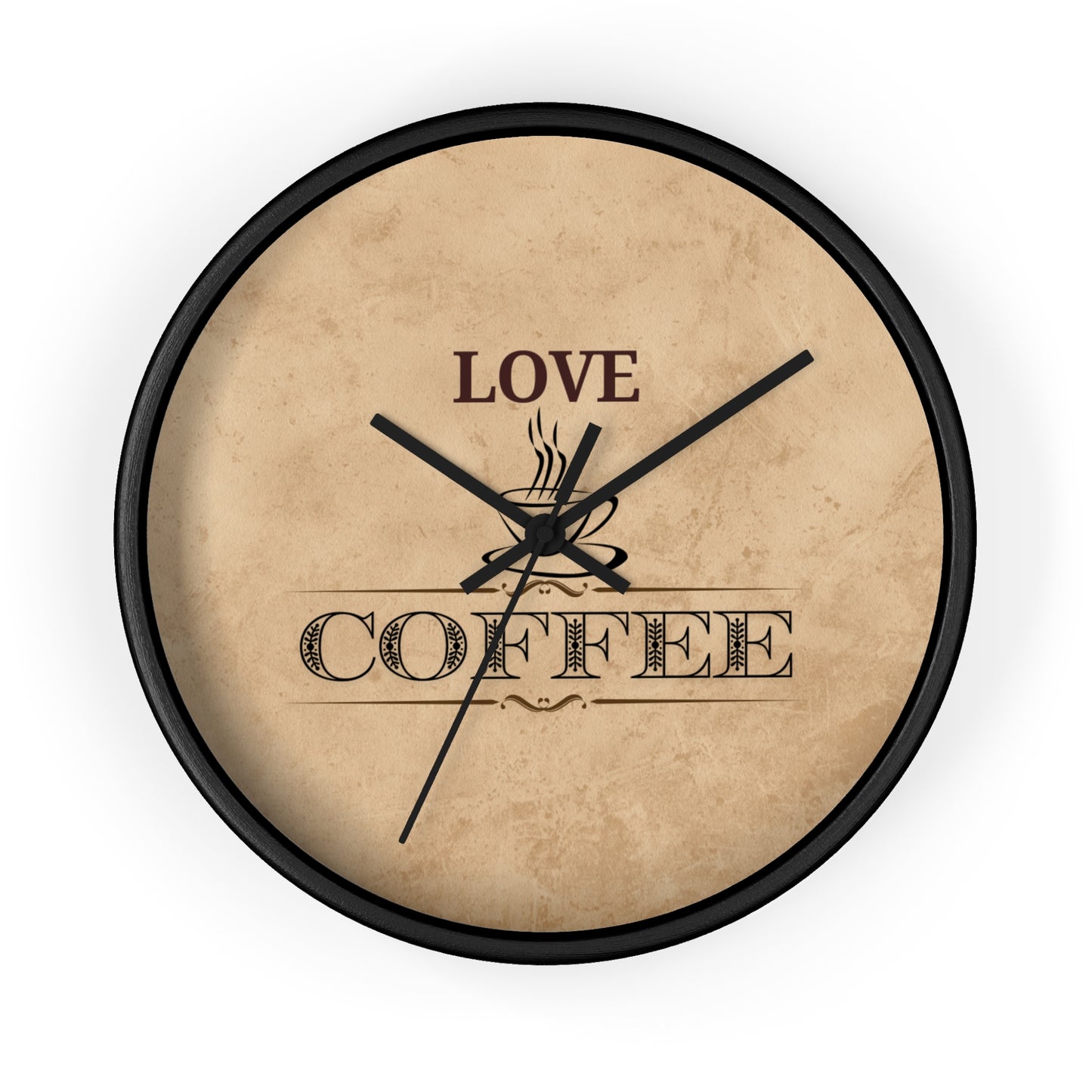 "Love Coffee" Kitchen Clock