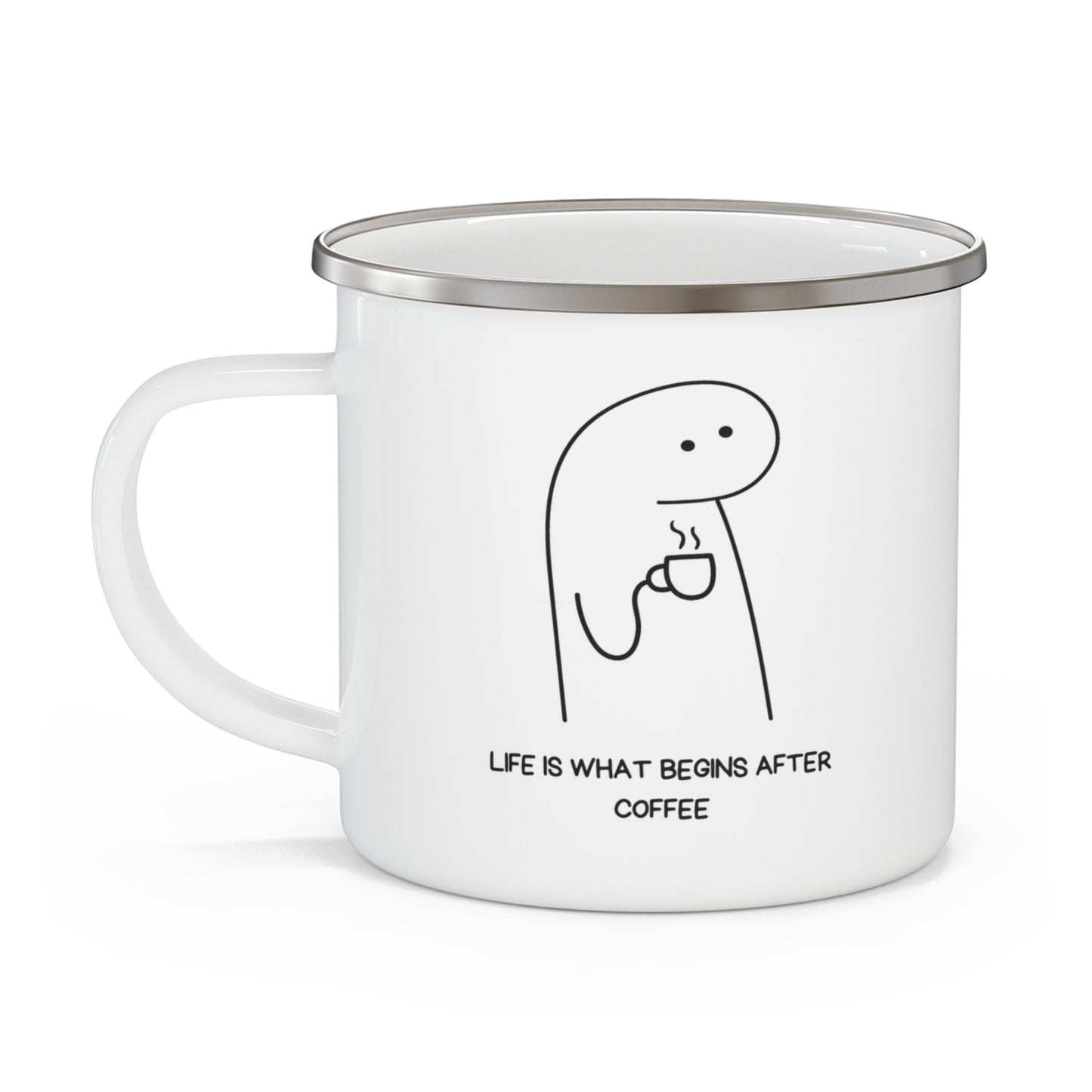 Coffee is Life - Enamel Mug