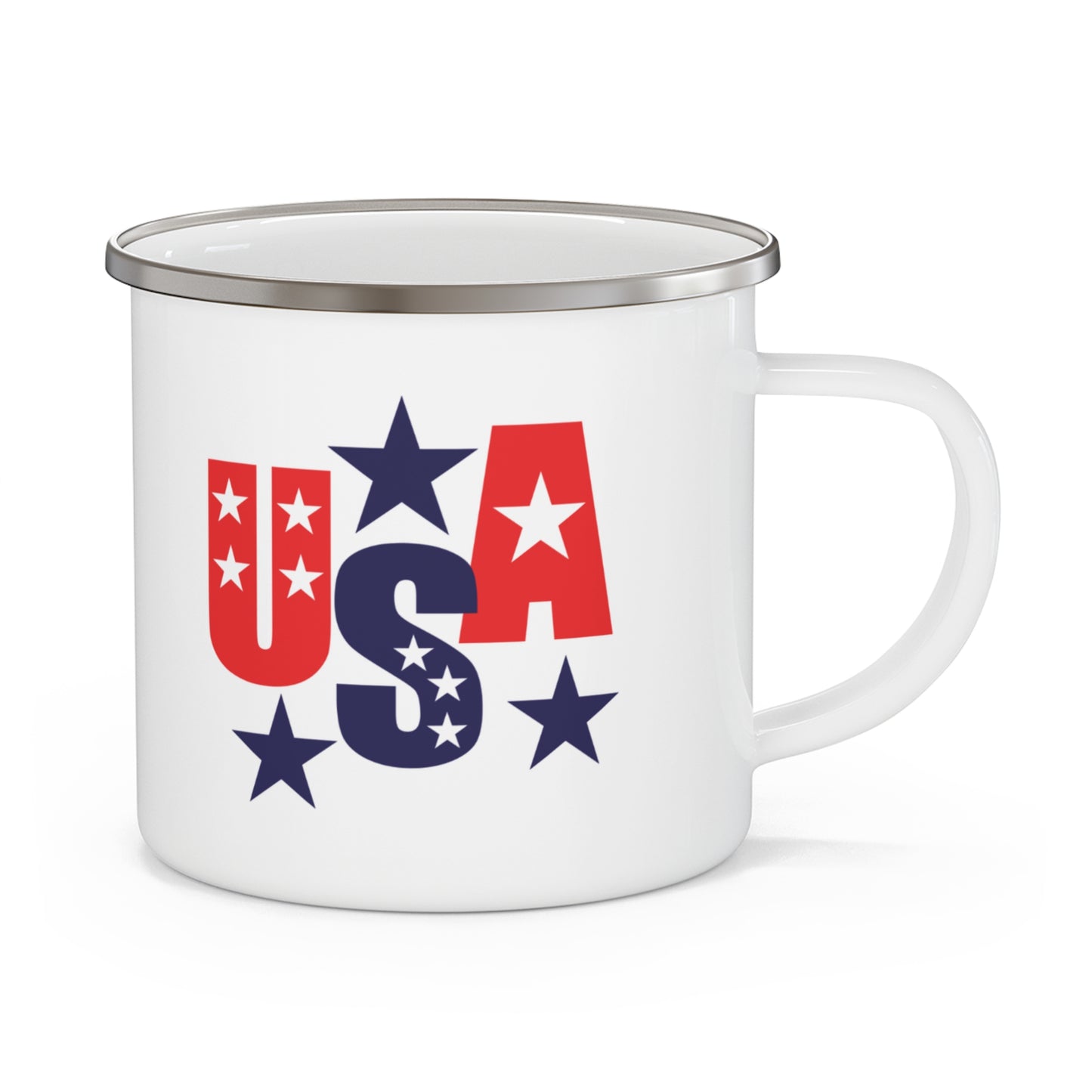 USA - Enamel Camping Mug