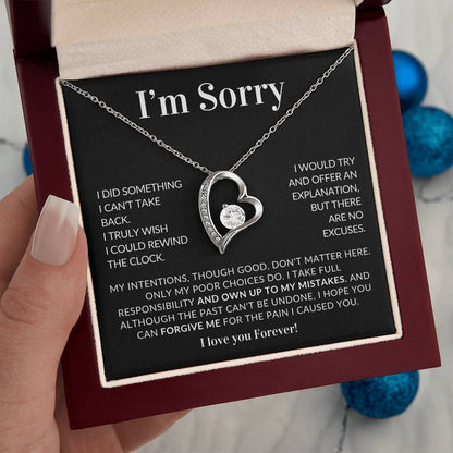 I am Sorry - Forever Love Necklace