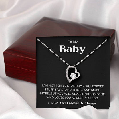 To My Baby - Forever Love Necklace