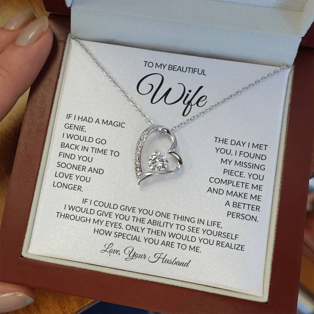 To My Wife - Forever Love Necklace