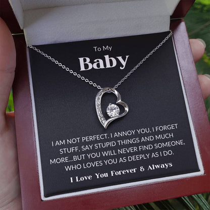 To My Baby - Forever Love Necklace