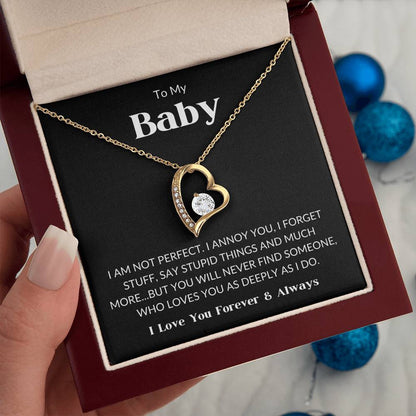 To My Baby - Forever Love Necklace