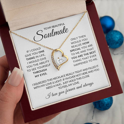 To My Beautiful Soulmate - Forever Love Necklace