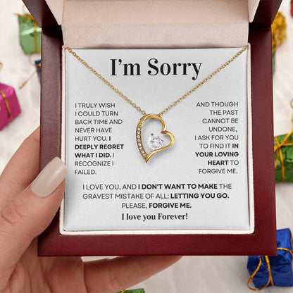 I am Sorry - Forever Love Necklace