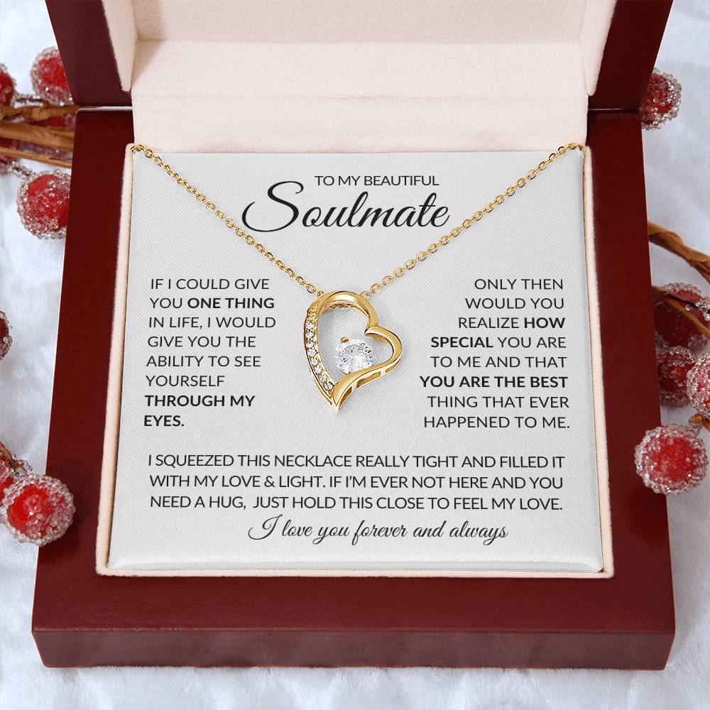 TO MY SOULMATE - FOREVER LOVE NECKLACE