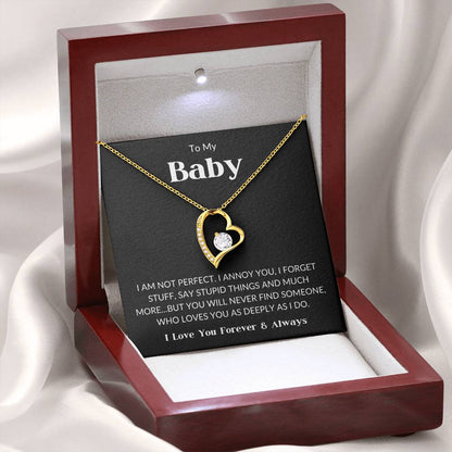 To My Baby - Forever Love Necklace