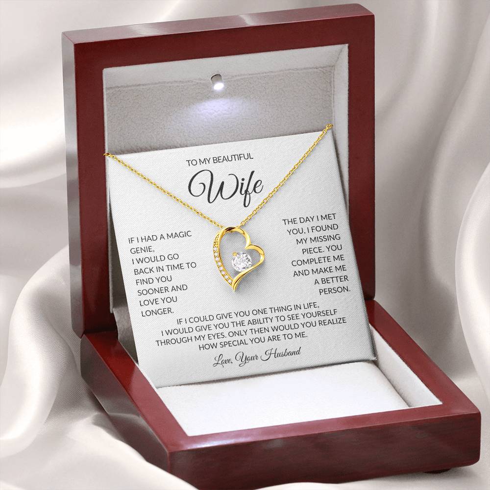 To My Wife - Forever Love Necklace