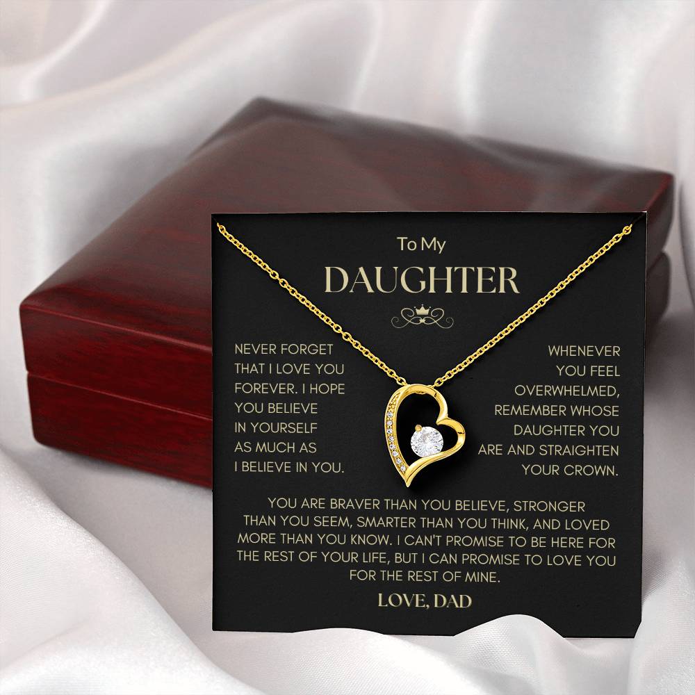 To My Daughter - I Believe in you - Necklace