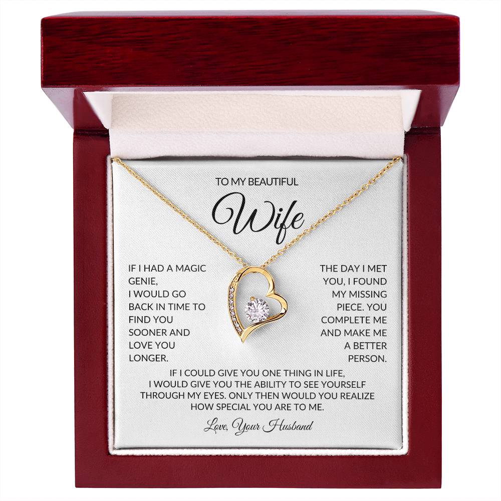 To My Wife - Forever Love Necklace