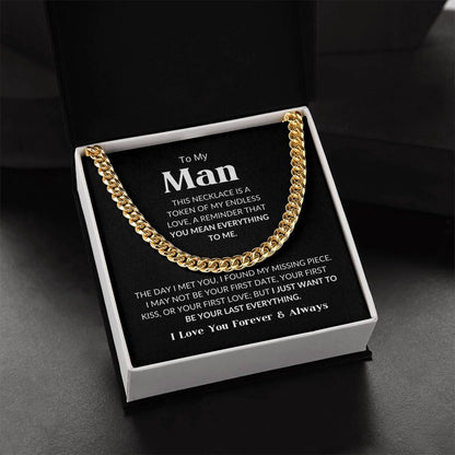 To My Man - Cuban Link Chain