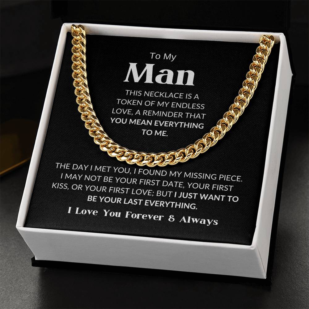 To My Man - Cuban Link Chain