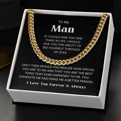 To My Man - Cuban Link Chain