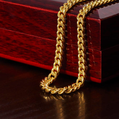 To My Son  - Cuban Link Chain